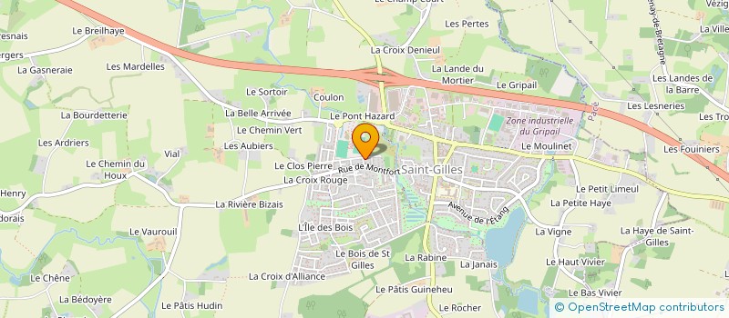 localisation de l'entreprise MADAME ELISE LEFEUVRE  SAINT-GILLES