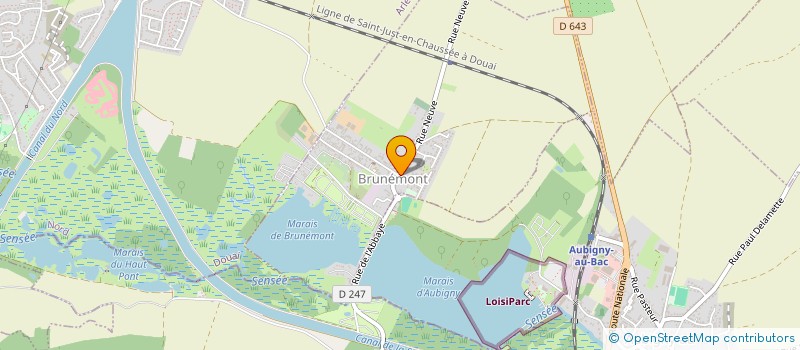 localisation de l'entreprise MADAME ELISE LEFEVRE  BRUNEMONT