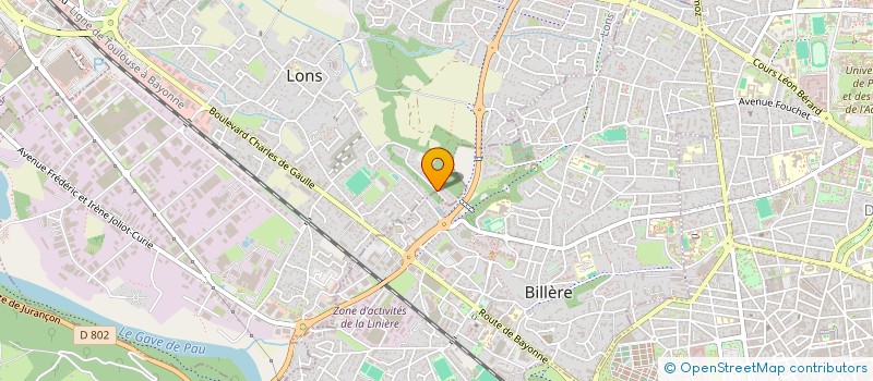 localisation de l'entreprise MADAME ELISE LEFRANC  LONS