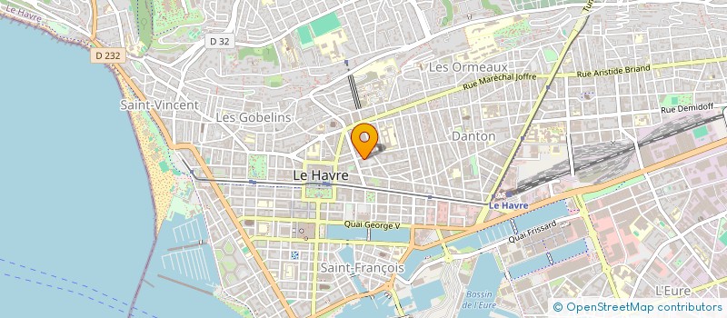 localisation de l'entreprise MADAME ELISE LEGROUT à LE HAVRE