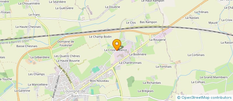 localisation de l'entreprise MADAME ELISE LEHOUX  LOUVIGNE-DE-BAIS