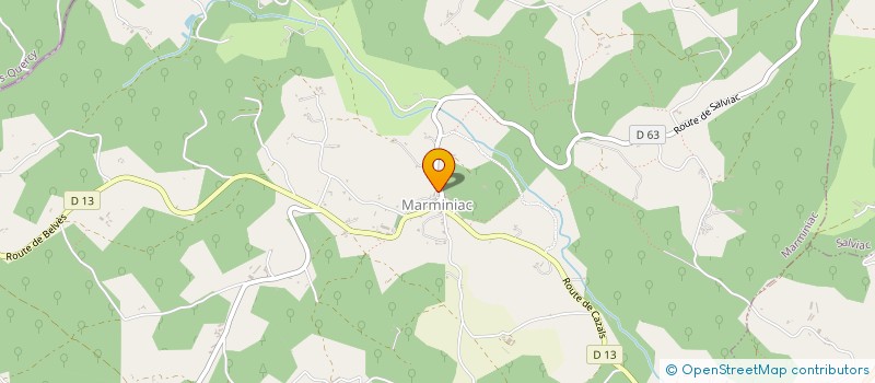 localisation de l'entreprise MADAME ELISE LELEU  MARMINIAC