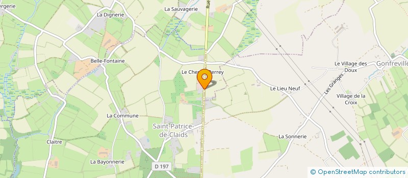 localisation de l'entreprise MADAME ELISE LEMOINE  SAINT-PATRICE-DE-CLAIDS