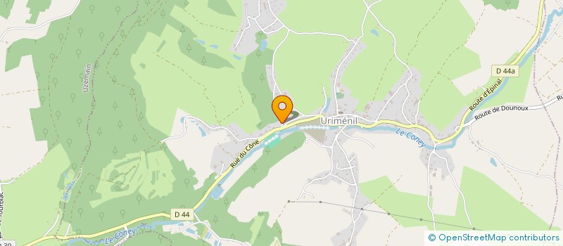 localisation de l'entreprise MADAME ELISE LEPAUL  URIMENIL