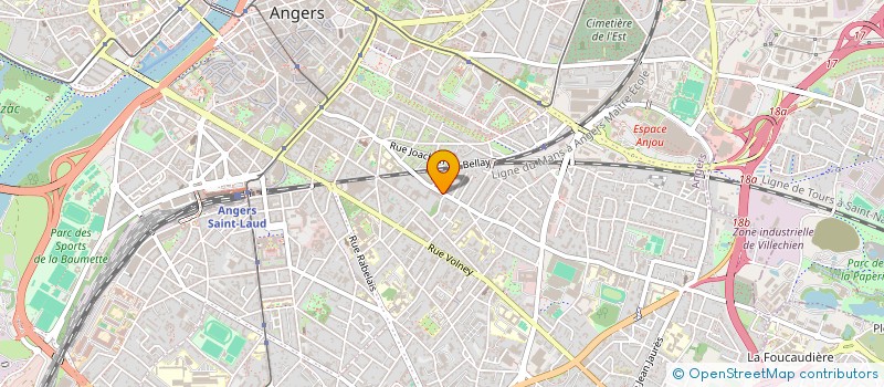 localisation de l'entreprise MADAME ELISE LETEINTURIER à ANGERS