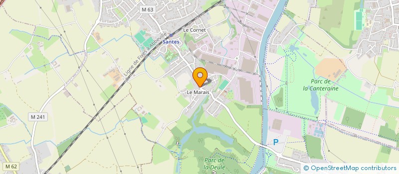 localisation de l'entreprise MADAME ELISE LETELLIER  SANTES