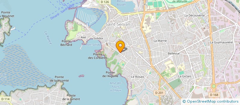 localisation de l'entreprise MADAME ELISE LETEXIER  SAINT-MALO