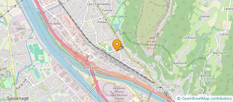 localisation de l'entreprise MADAME ELISE LIMET  SAINT-MARTIN-LE-VINOUX