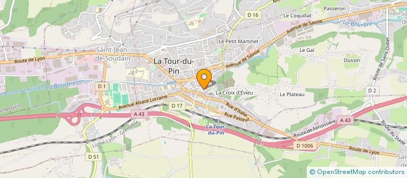 localisation de l'entreprise MADAME ELISE LINGLET  LA TOUR-DU-PIN