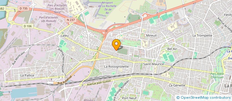 localisation de l'entreprise MADAME ELISE LIVERT  LA ROCHELLE