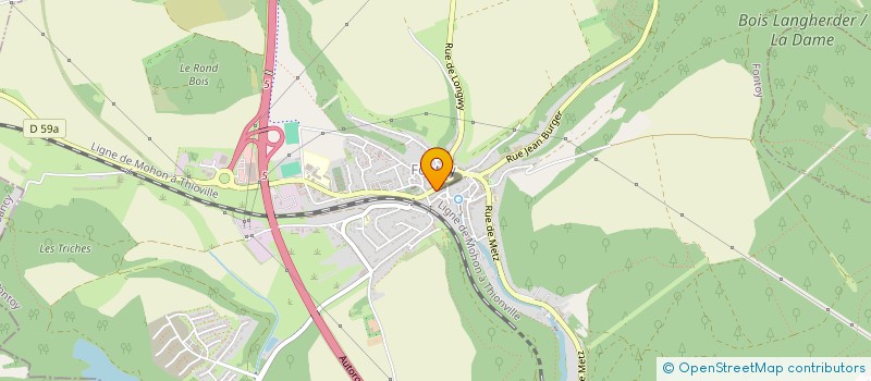 localisation de l'entreprise MADAME ELISE LOEWENGUTH  LANDRES