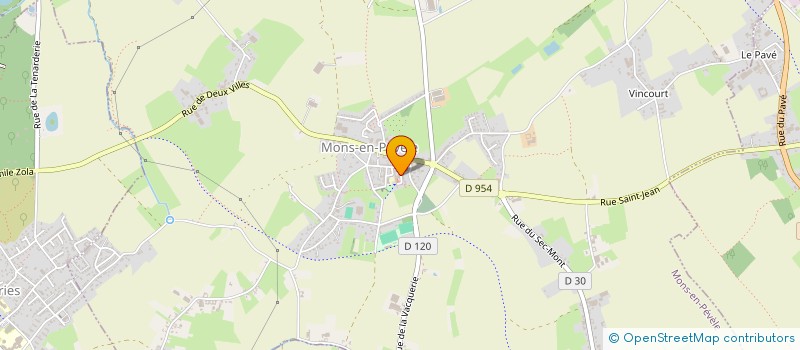 localisation de l'entreprise MADAME ELISE LOHIER  MONS-EN-PEVELE