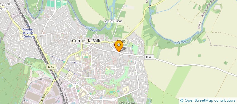 localisation de l'entreprise MADAME ELISE LOMBARD  COMBS-LA-VILLE