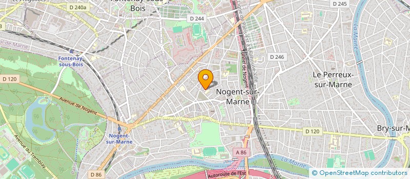 localisation de l'entreprise MADAME ELISE LOMBARD  NOGENT-SUR-MARNE