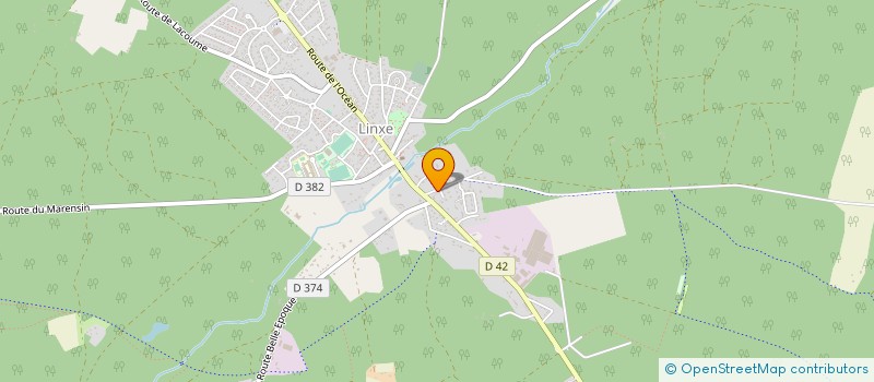 localisation de l'entreprise MADAME ELISE LOMNE  LINXE