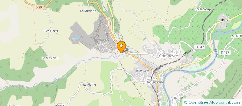 localisation de l'entreprise MADAME ELISE LOUBAT à AGUESSAC