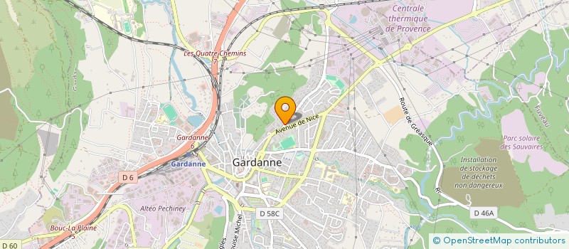 localisation de l'entreprise MADAME ELISE LOUIS à GARDANNE