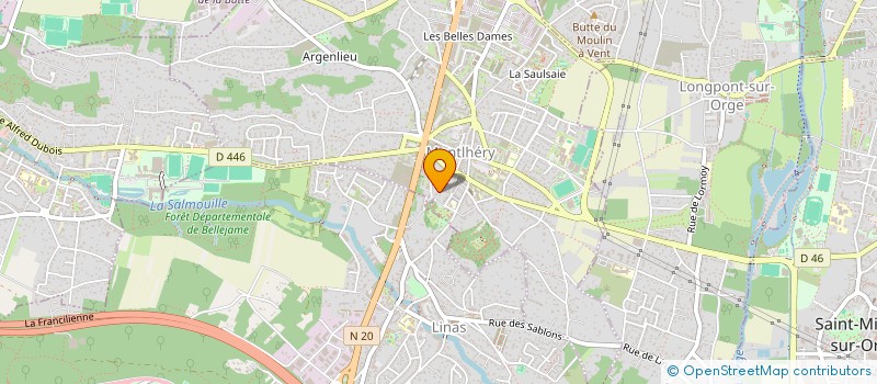 localisation de l'entreprise MADAME ELISE LOUIS-GABRIEL AIME à MONTLHERY