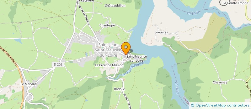 localisation de l'entreprise MADAME ELISE LOUIZA BERLAT  SAINT-JEAN-SAINT-MAURICE-SUR-LOIRE