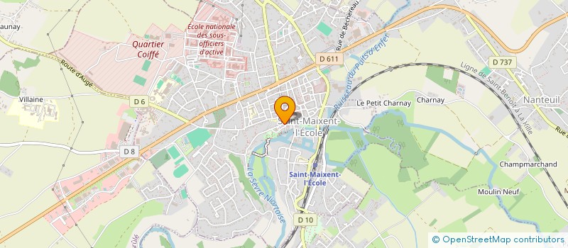 localisation de l'entreprise MADAME ELISE LUCAZEAU à SAINT-MAIXENT-L'ECOLE