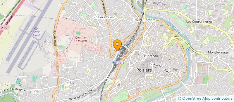 localisation de l'entreprise MADAME ELISE MACAIRE  POITIERS