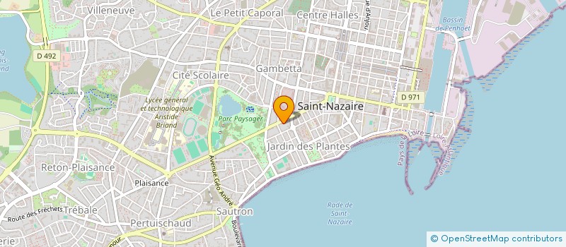 localisation de l'entreprise MADAME ELISE MAHO  SAINT-NAZAIRE