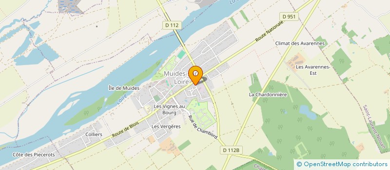 localisation de l'entreprise MADAME ELISE MAISONNEUVE  MUIDES-SUR-LOIRE