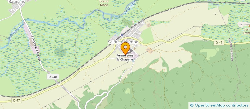 localisation de l'entreprise MADAME ELISE MALFROY  BREY-ET-MAISON-DU-BOIS