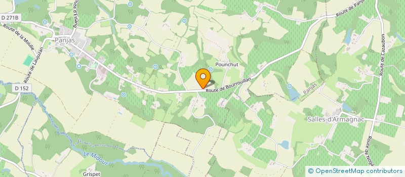 localisation de l'entreprise MADAME ELISE MARECHAL  PANJAS