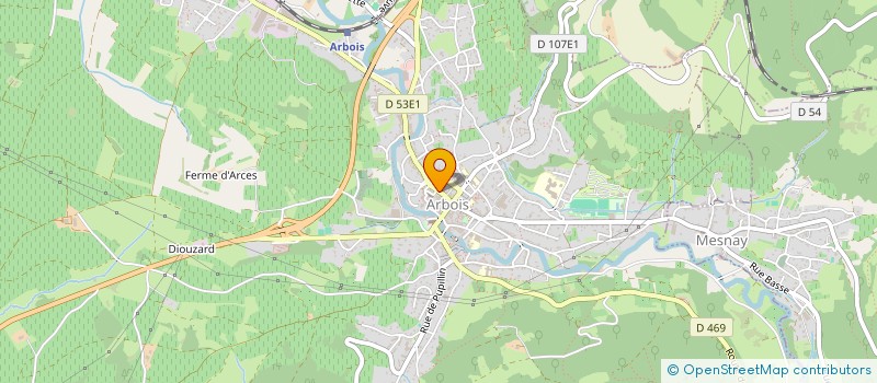 localisation de l'entreprise MADAME ELISE MARIE-LOUISE SINTOT à ARBOIS