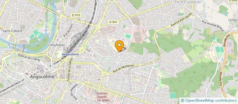 localisation de l'entreprise MADAME ELISE MARQUET à ANGOULEME