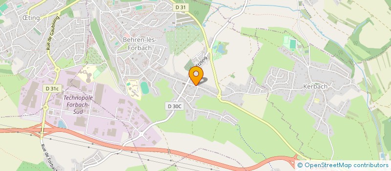 localisation de l'entreprise MADAME ELISE MASSIN à BEHREN-LES-FORBACH