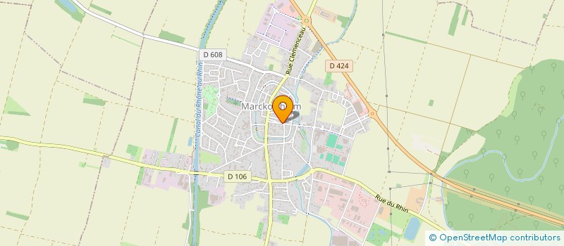 localisation de l'entreprise MADAME ELISE MATTER  MARCKOLSHEIM