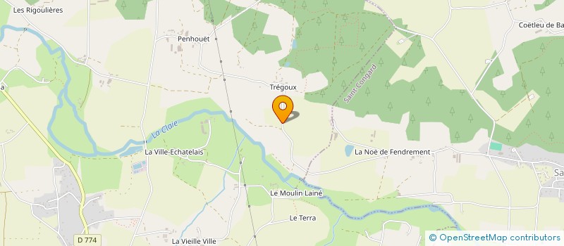 localisation de l'entreprise MADAME ELISE MAUGE à PLEUCADEUC