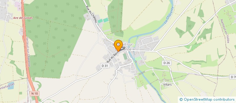localisation de l'entreprise MADAME ELISE MAXIMIN à VERTEUIL-SUR-CHARENTE