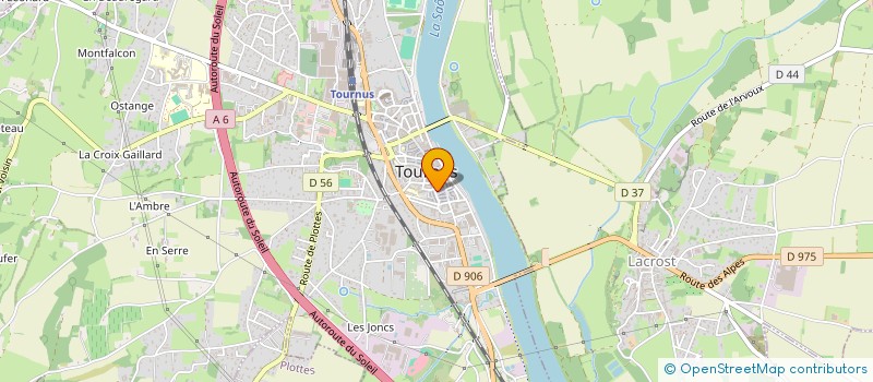 localisation de l'entreprise MADAME ELISE MEISTER  TOURNUS