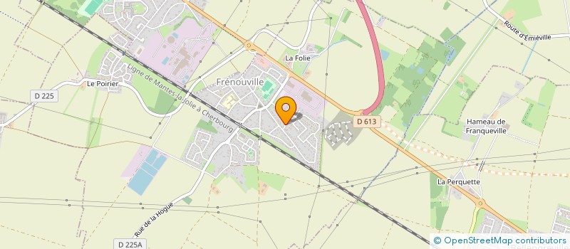 localisation de l'entreprise MADAME ELISE METEAU  FRENOUVILLE