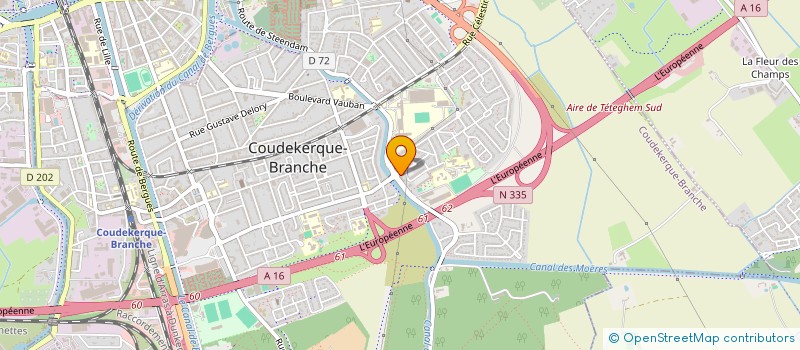 localisation de l'entreprise MADAME ELISE MICHEL  COUDEKERQUE-BRANCHE