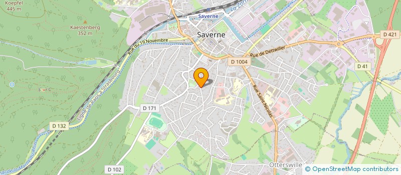 localisation de l'entreprise MADAME ELISE MICHEL à SAVERNE