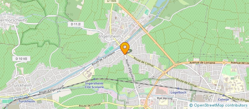 localisation de l'entreprise MADAME ELISE MICLO  INGERSHEIM