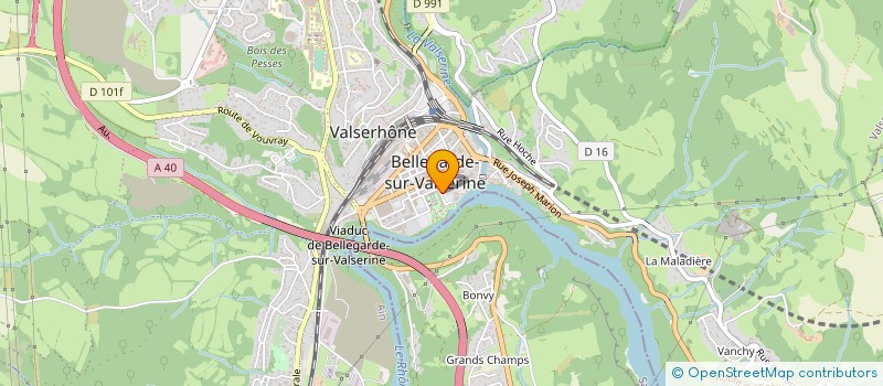 localisation de l'entreprise MADAME ELISE MIDUN à VALSERHONE