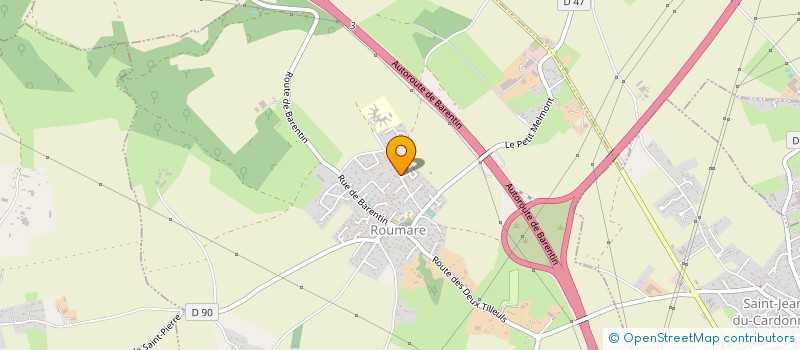 localisation de l'entreprise MADAME ELISE MONIQUE LARDE  ROUMARE