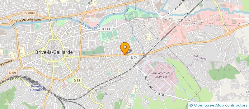 localisation de l'entreprise MADAME ELISE MURAT  BRIVE-LA-GAILLARDE