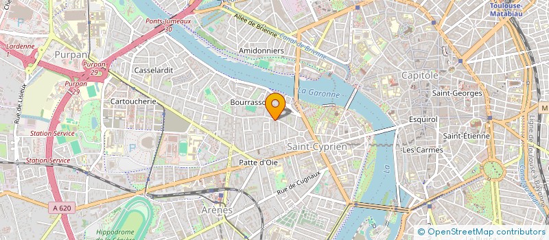 localisation de l'entreprise MADAME ELISE NAUDEAU  TOULOUSE