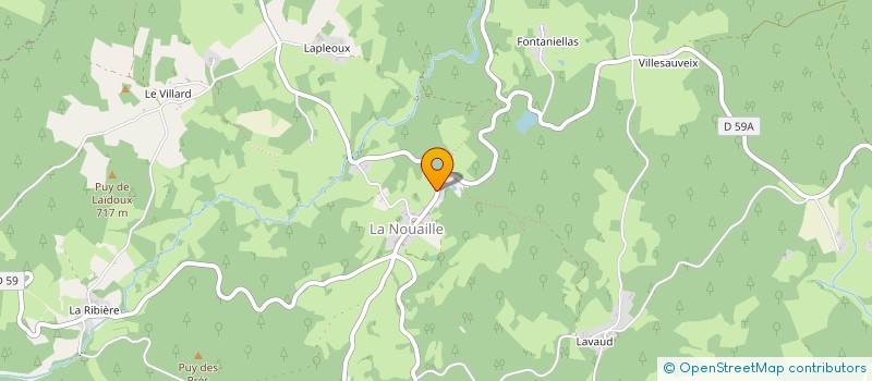 localisation de l'entreprise MADAME ELISE NAVEZ  LA NOUAILLE