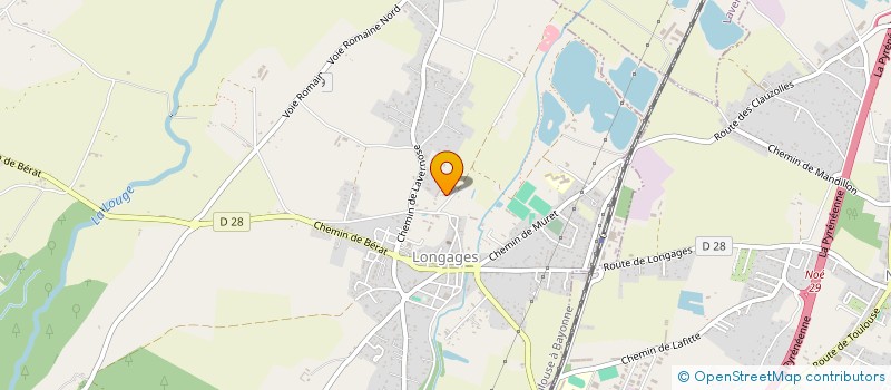 localisation de l'entreprise MADAME ELISE NEGRETTO  LONGAGES