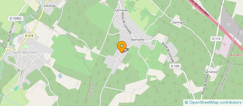 localisation de l'entreprise MADAME ELISE NGO MBOG  SAINT-SELVE