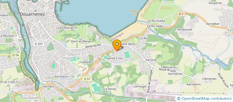 localisation de l'entreprise MADAME ELISE NICOLAS à DOUARNENEZ