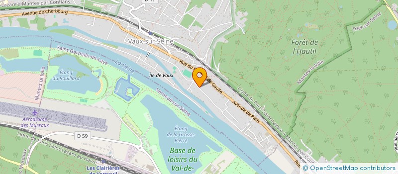 localisation de l'entreprise MADAME ELISE NJUKE NDJAVE à VAUX-SUR-SEINE