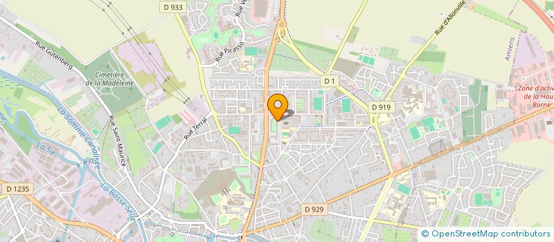 localisation de l'entreprise MADAME ELISE NKOLONG DIKABO  AMIENS